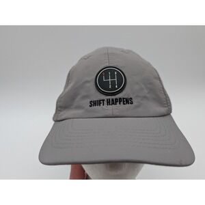 Hagerty Shift Happens Gray Ripstop Nylon Manual Gear Shift Adjustable Hat Cap